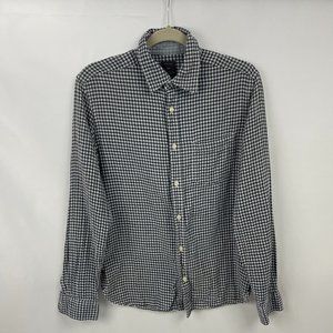 *SOLD* Cotton Gingham Button Down Gap, Size S